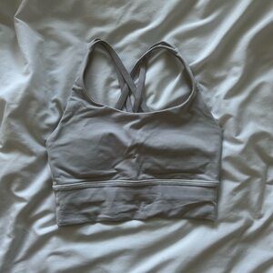 Lululemon Energy White Longline Bra